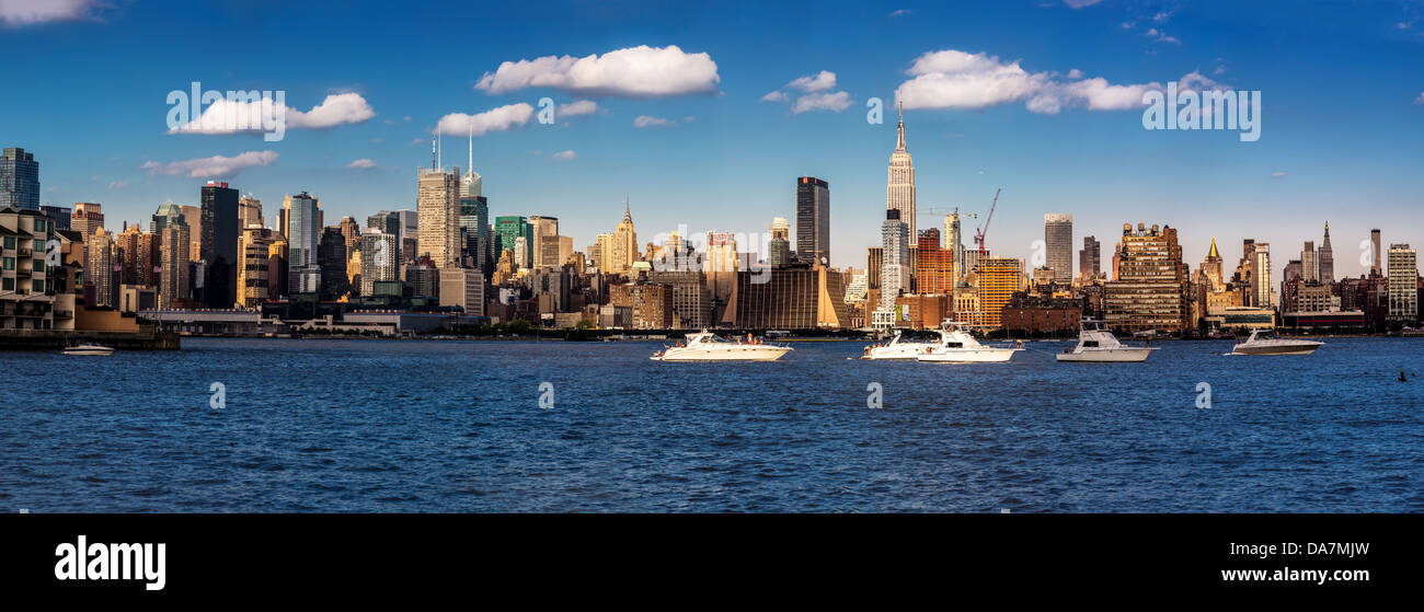 Midtown Manhattan skyline Panorama Foto Stock