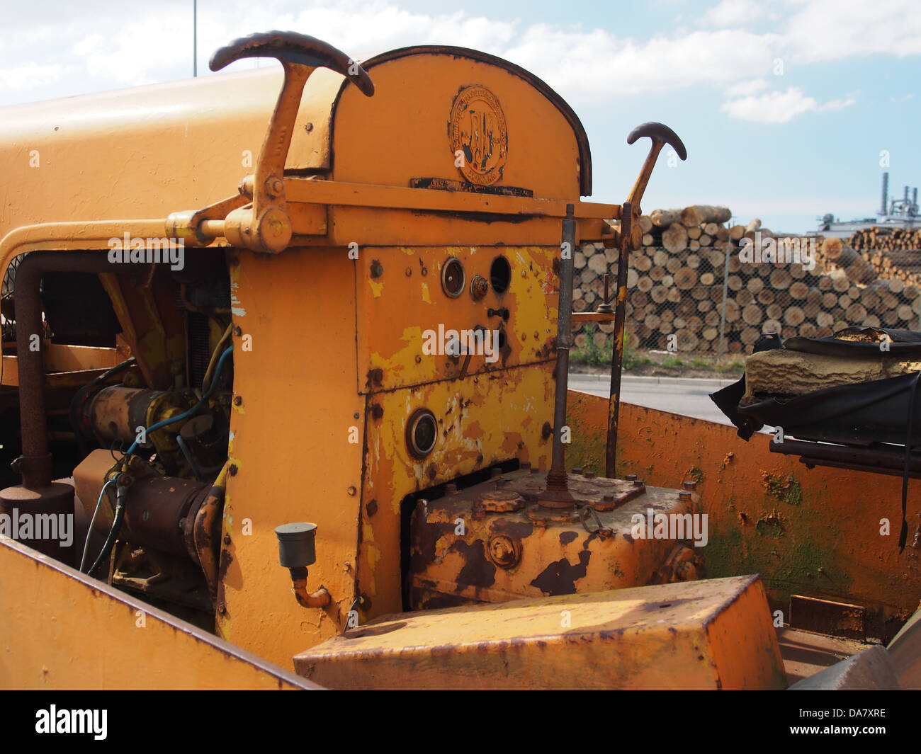 RJM (Ringsted Jernst B8beri & Maskinfabrik a-s, diesel tipo tromle OD, 6 Foto Stock