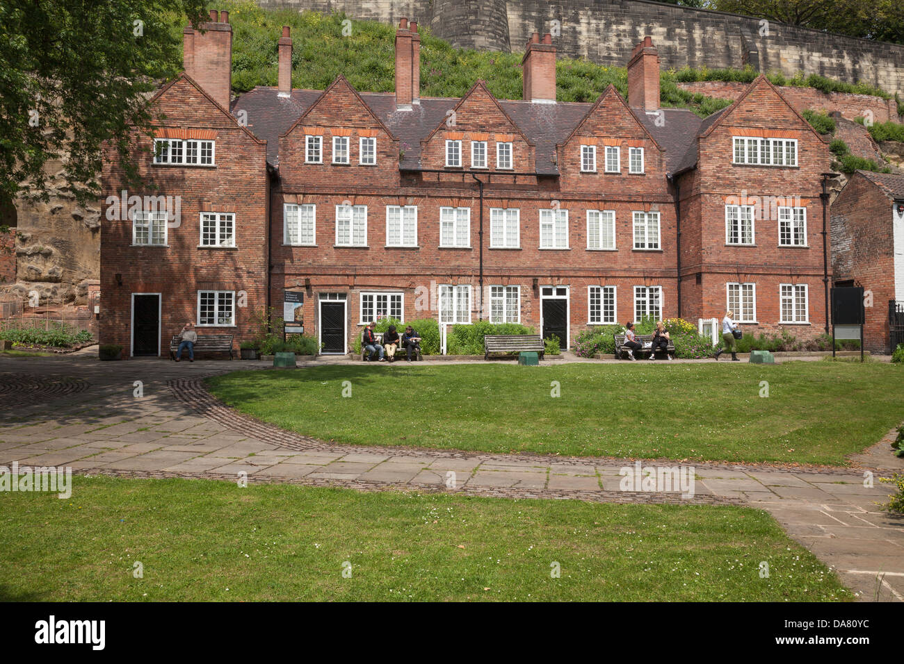Il Museo di Nottingham la vita in tini di filtrazione cantiere, Nottingham, Nottinghamshire, Inghilterra Foto Stock