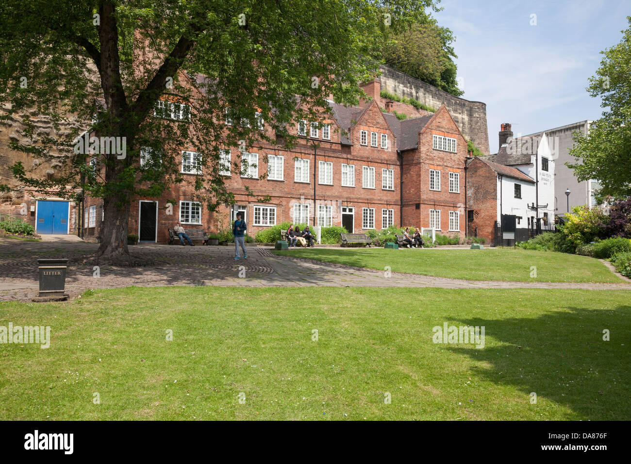Il Museo di Nottingham la vita in tini di filtrazione cantiere, Nottingham, Nottinghamshire, Inghilterra Foto Stock