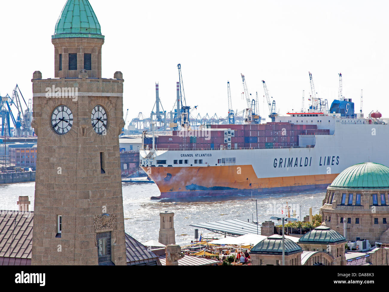 Vecchio traforo del Elbe Foto Stock