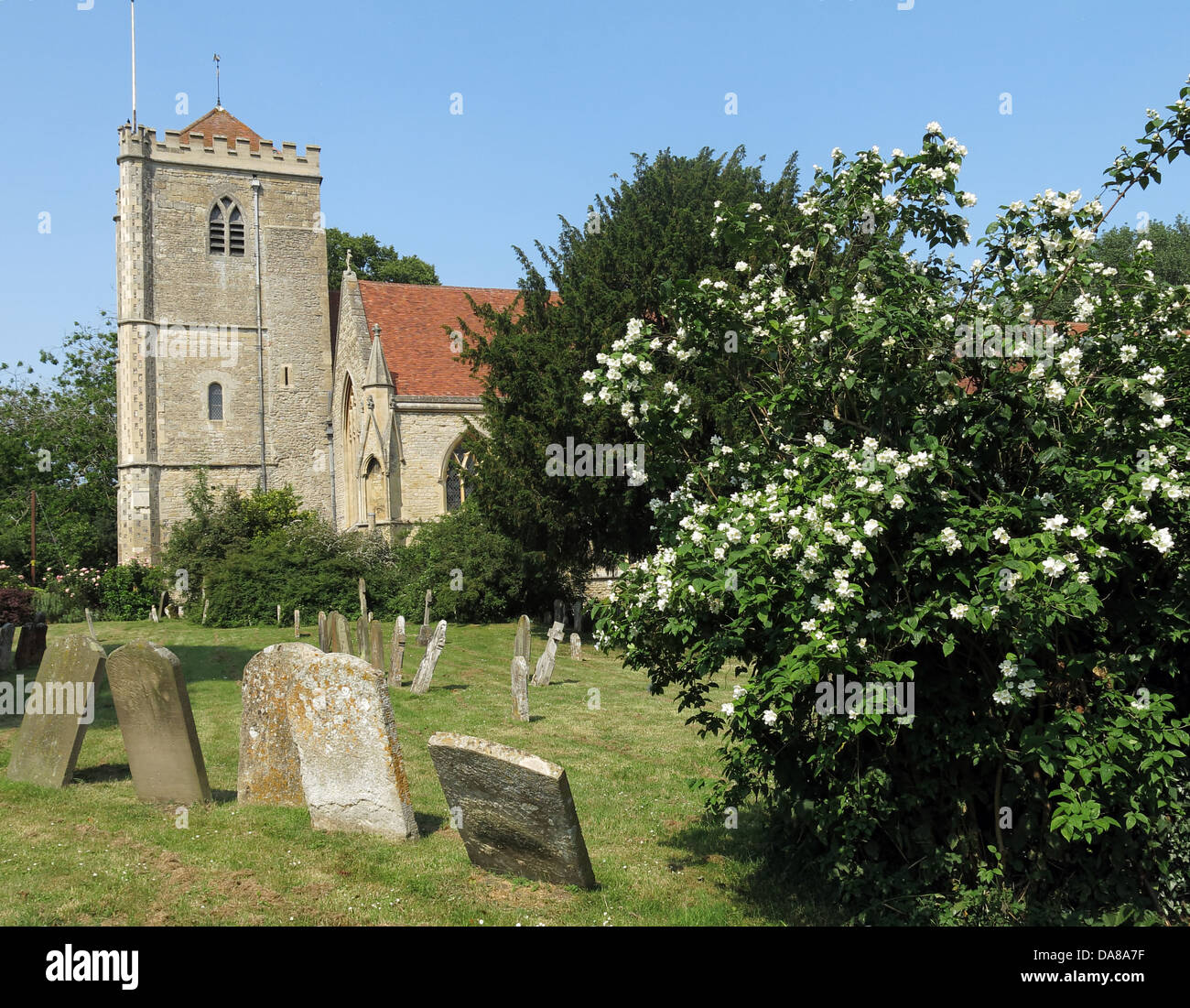 Bella Dorchester On Thames chiesa abbaziale di San Pietro e di San Paolo Foto Stock