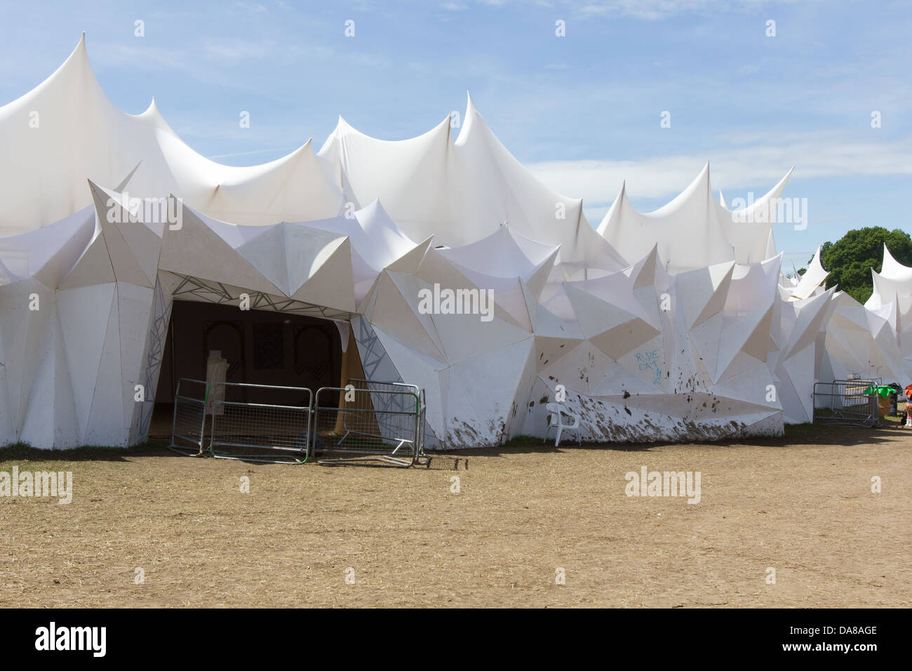 Il cielo a Shangri-la, Glastonbury Festival 2013, Somerset ,l'Inghilterra, Regno Unito Foto Stock