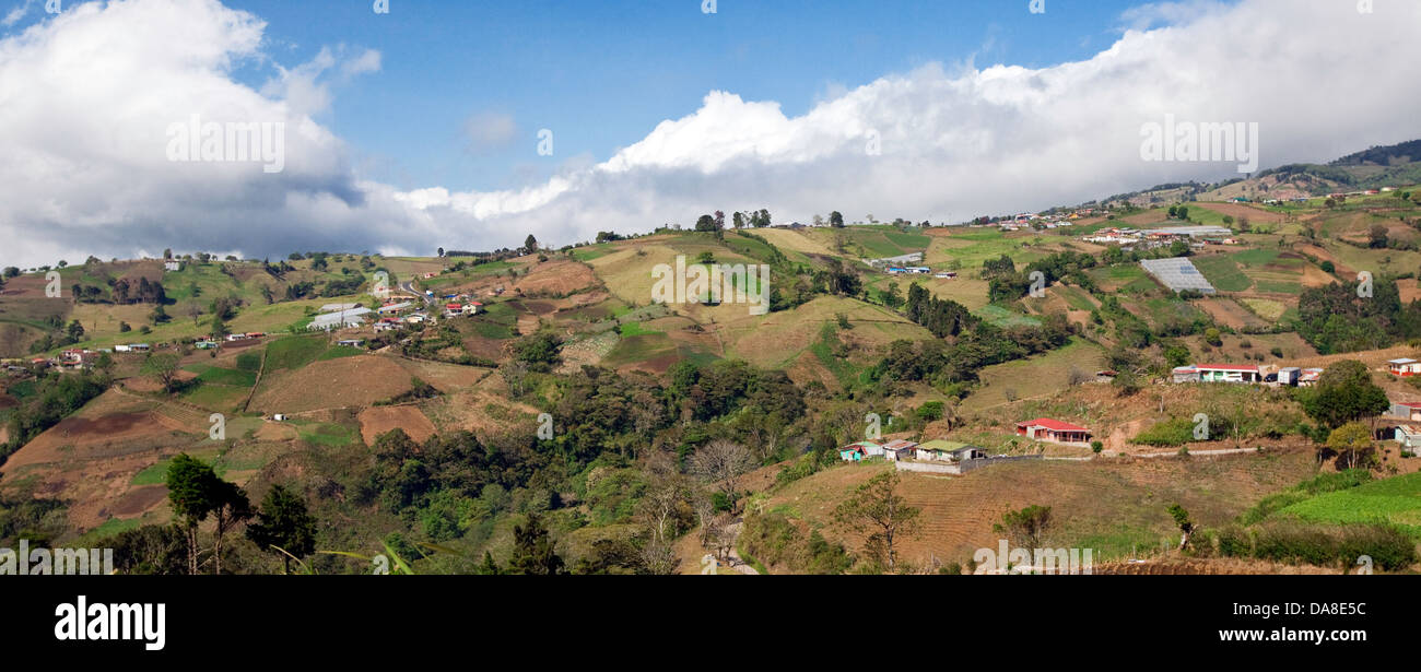 Costa Rican Campagna Foto Stock