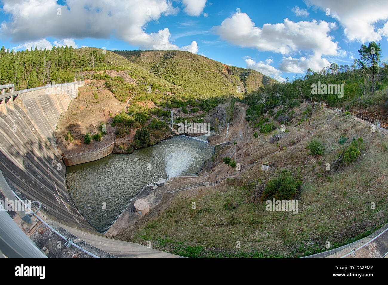La Mt Bold serbatoio, South Australia il più grande stoccaggio d'acqua. Foto Stock