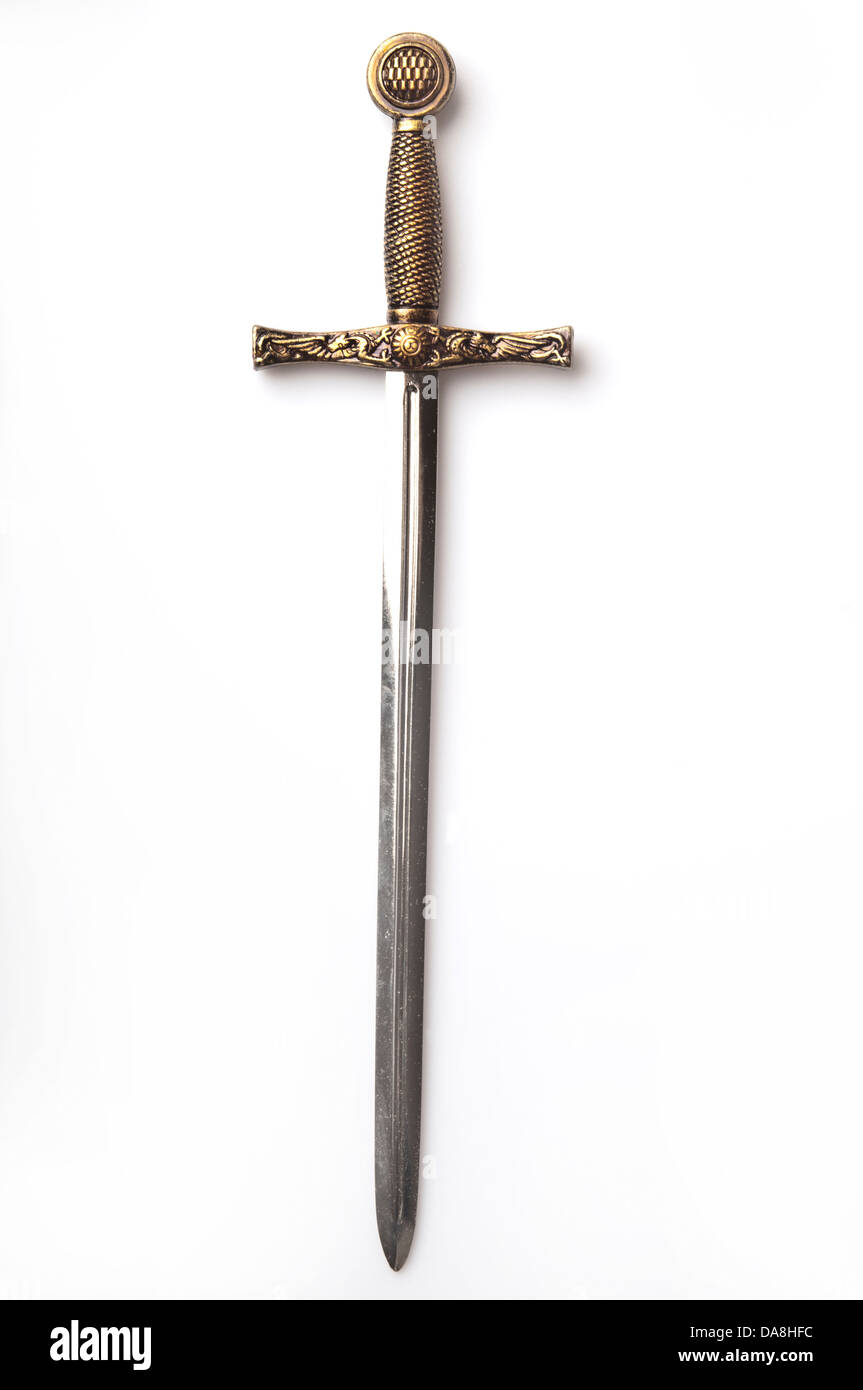 Excalibur modello di spada Foto Stock