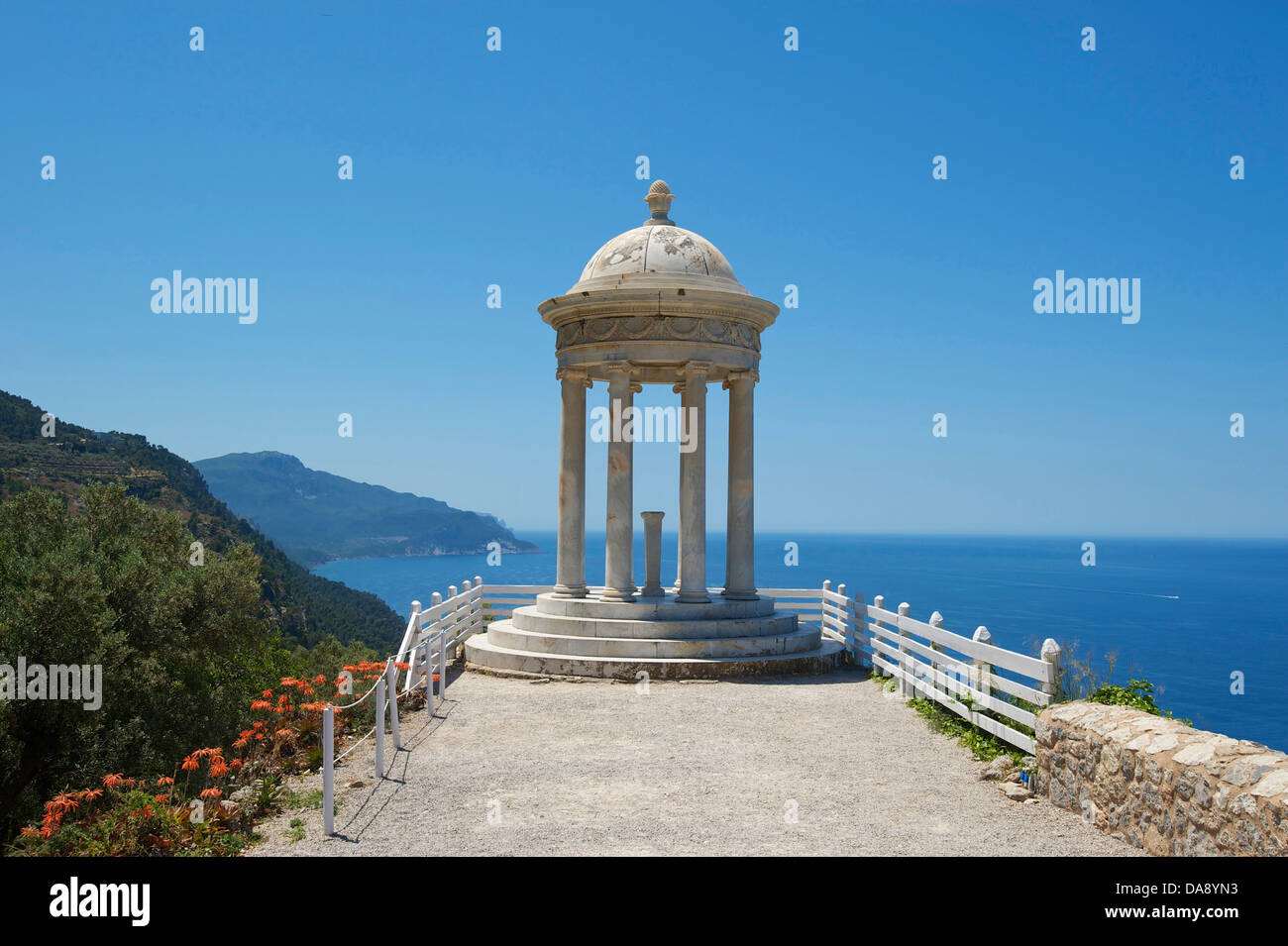 Isole Baleari, Maiorca, Mallorca, Spagna, Europa, esterno, figlio Marroig, tempio, edilizia, architettura, giorno, nessuno, Foto Stock