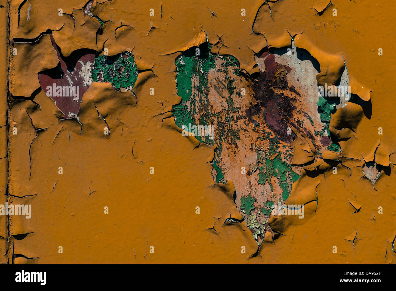 Vecchia vernice Foto Stock