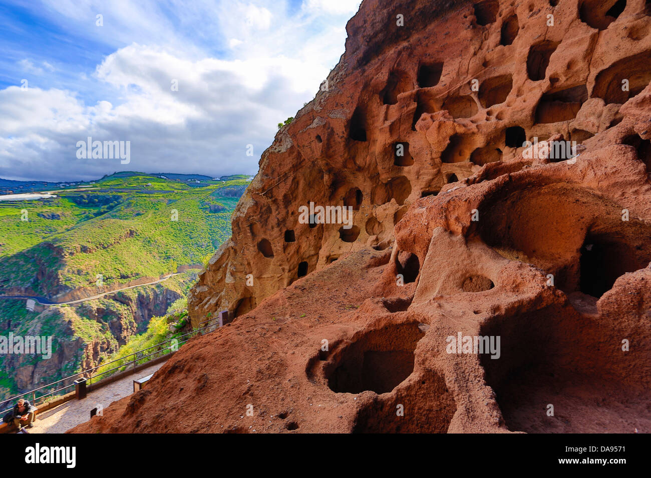 Valeron, Monastero, grotte, Spagna, Europa, Isole Canarie, Cenobio, Gran Canaria, Valeron, cultura, famoso, gastronomia, storia, isola Foto Stock