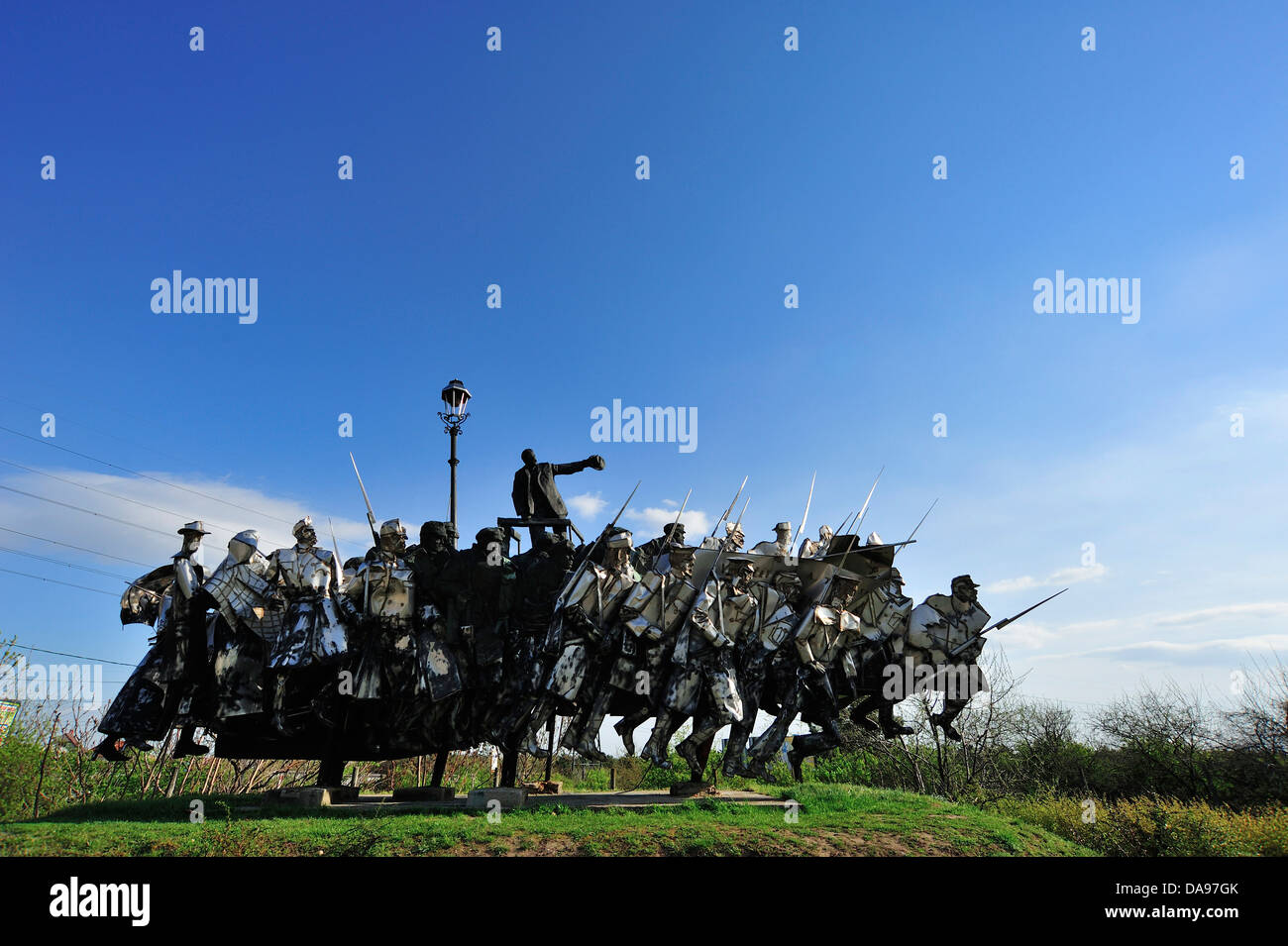 Ue, Bela Kun, Memorial, Eleod Akos, Buda, Budapest, Budapesti, Europa Centrale, Ungheria Centrale, la città, il Comunismo, comunista, Euro Foto Stock