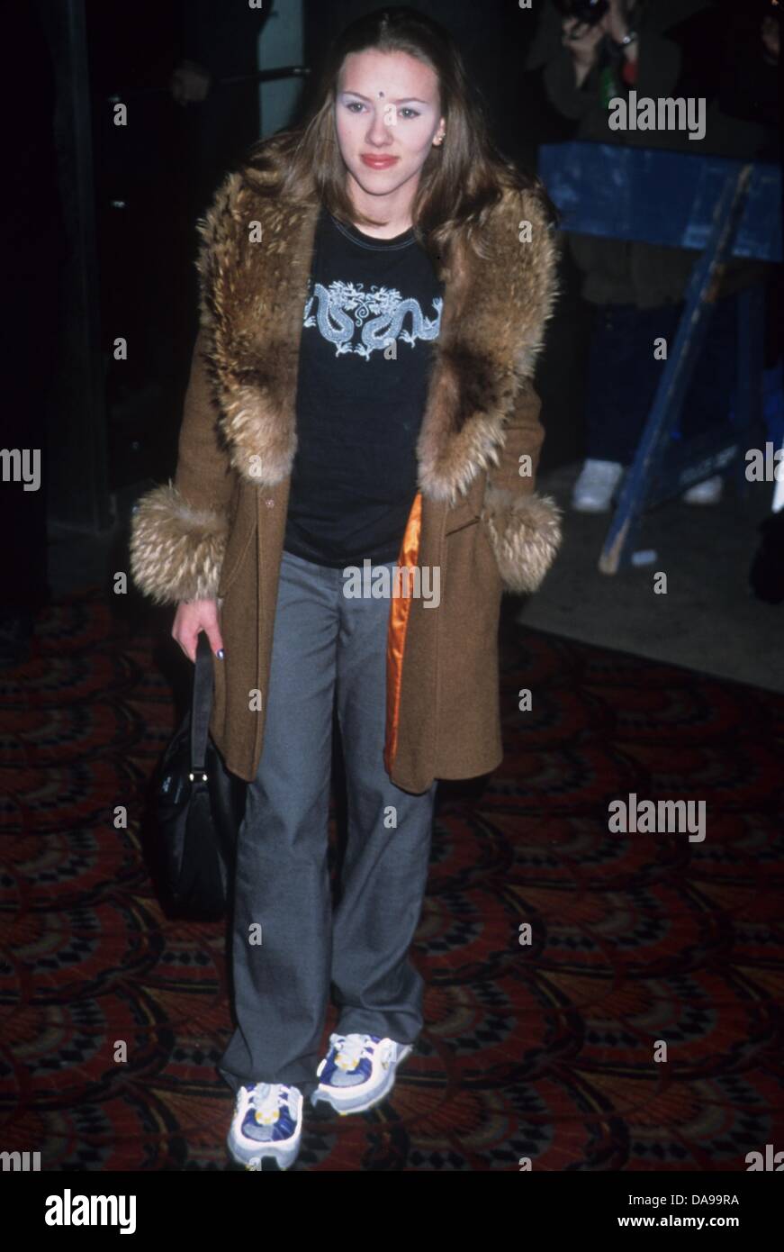 SCARLETT JOHANSSON.Blast dal passato premiere presso Sony Lincoln Square Theatre di New York 1999.k14626Hmc.(Immagine di credito: © Henry Mcgee/Globe foto/ZUMAPRESS.com) Foto Stock