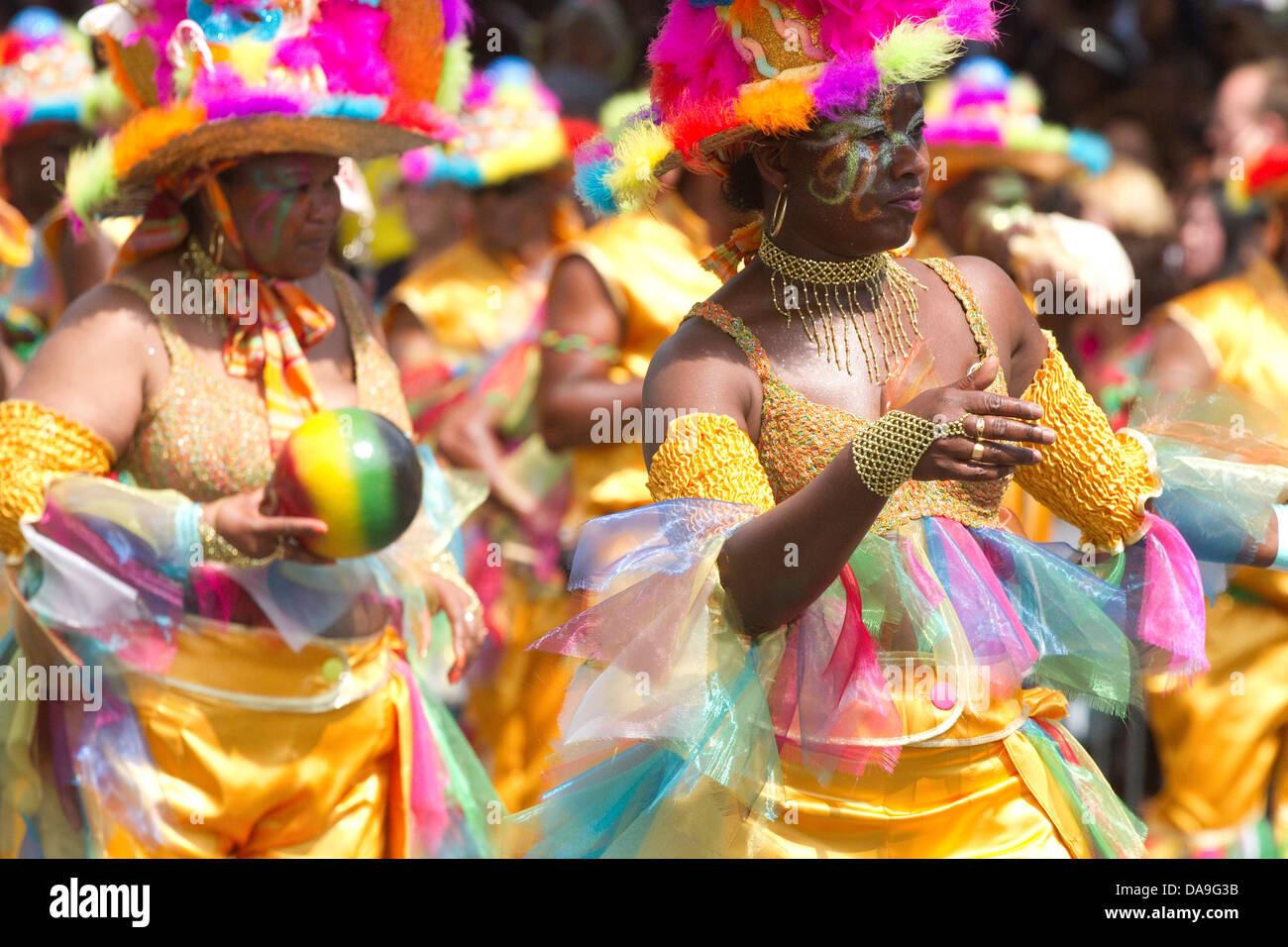 L'estate tropicale Carnevale di Parigi Foto Stock