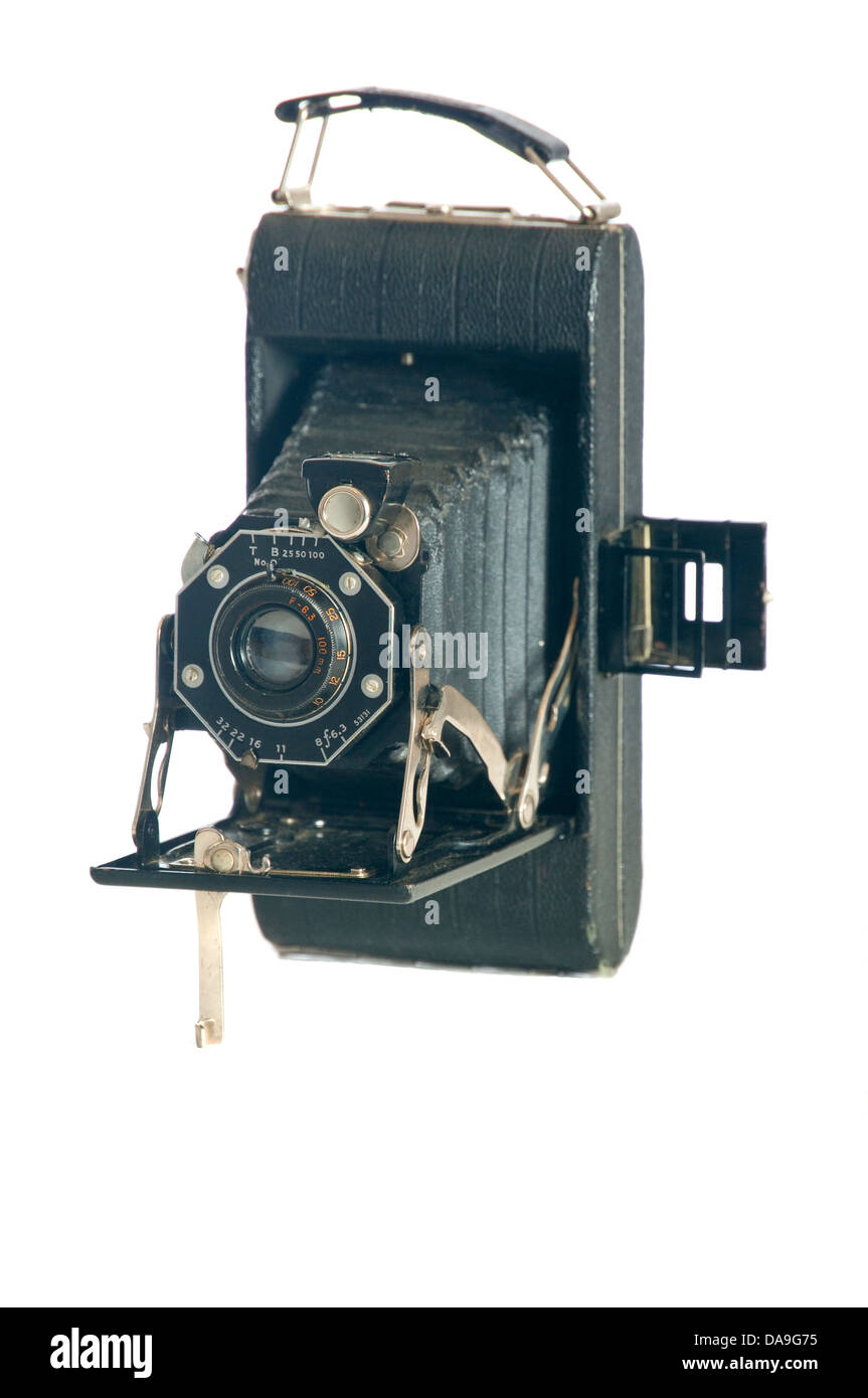 Un antico fotocamera da circa 1920 Foto Stock