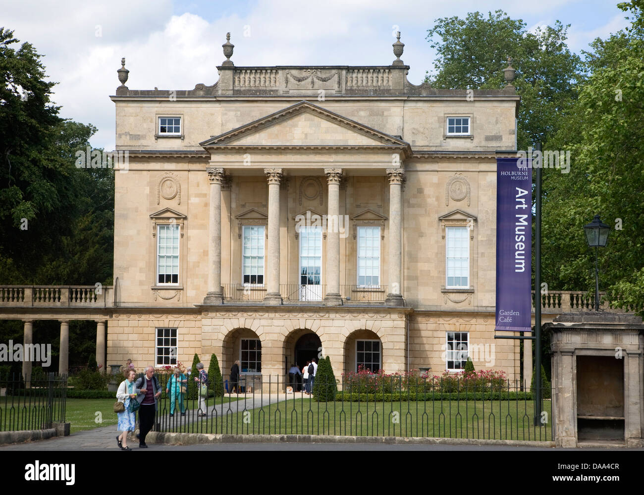 Grado 1 edificio Holburne Museum of Art, bagno, Inghilterra Foto Stock