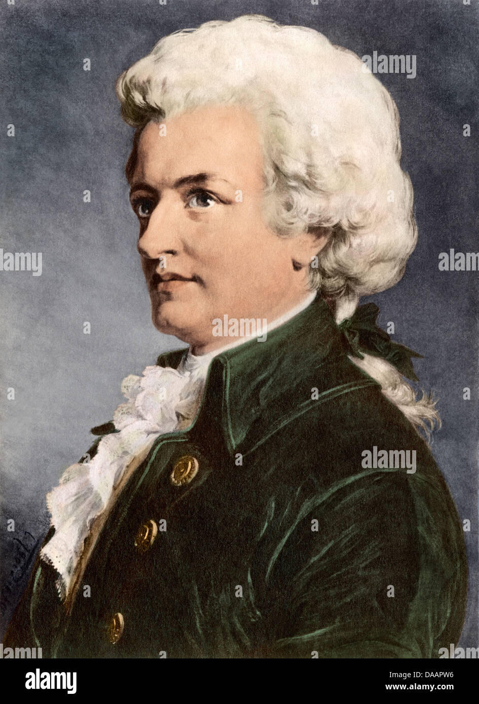 Ritratto wolfgang amadeus mozart immagini e fotografie stock ad alta