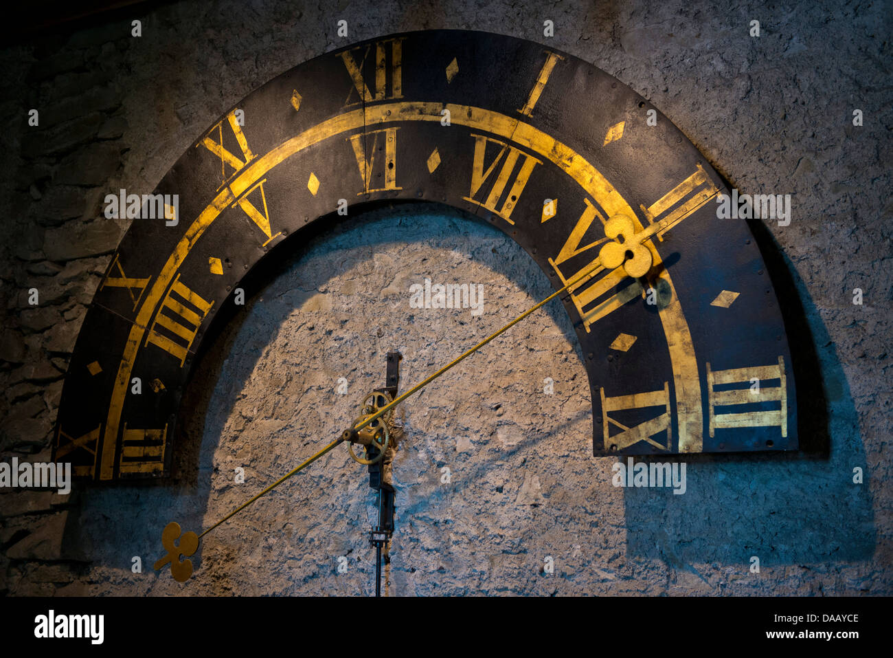 La Svizzera, Europa, Lucerna, Lucerna, città, orologio, medievale, comporre, storicamente Foto Stock