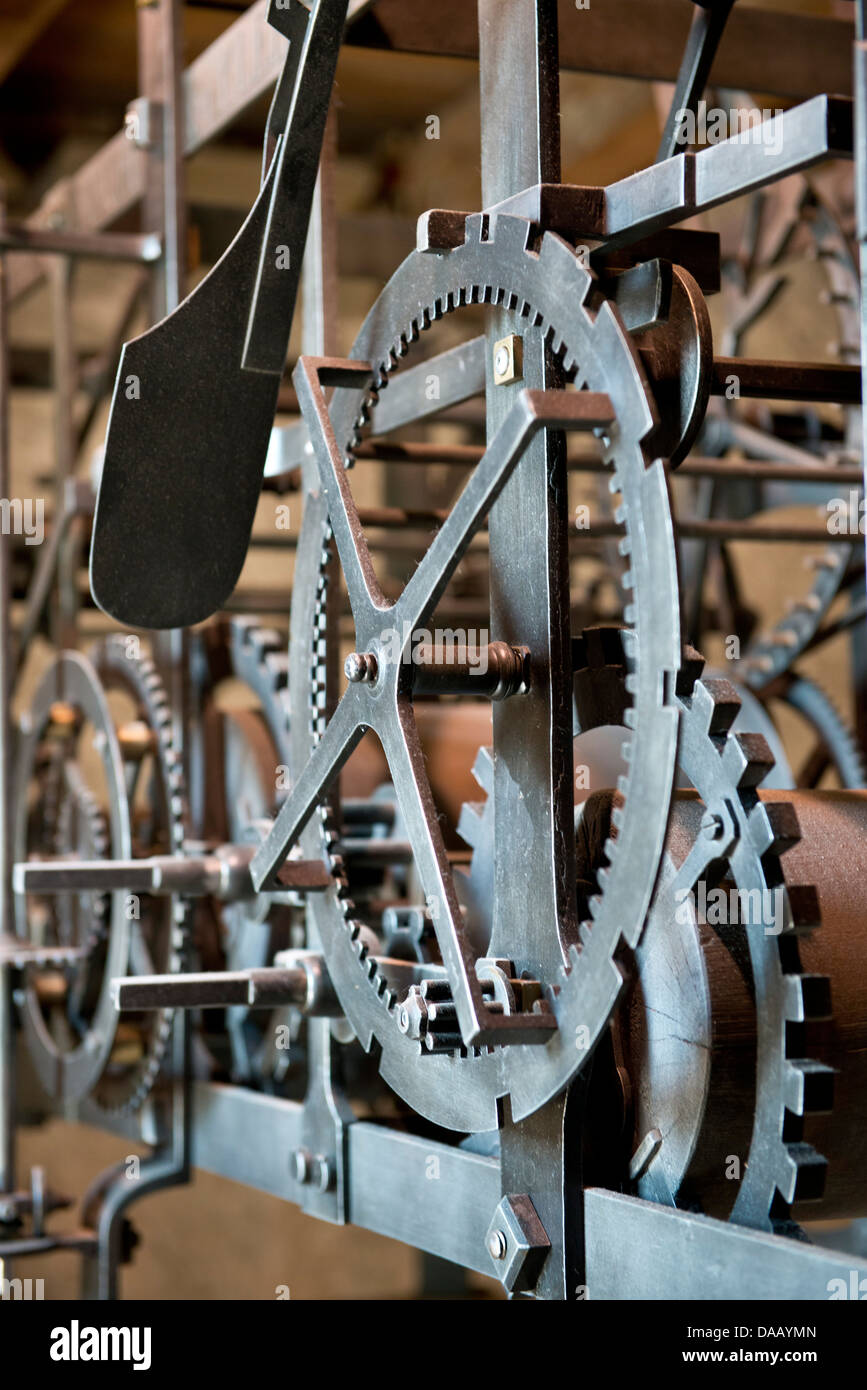 La Svizzera, Europa, Lucerna, Lucerna, città, orologio, medievale, meccanica, storicamente Foto Stock