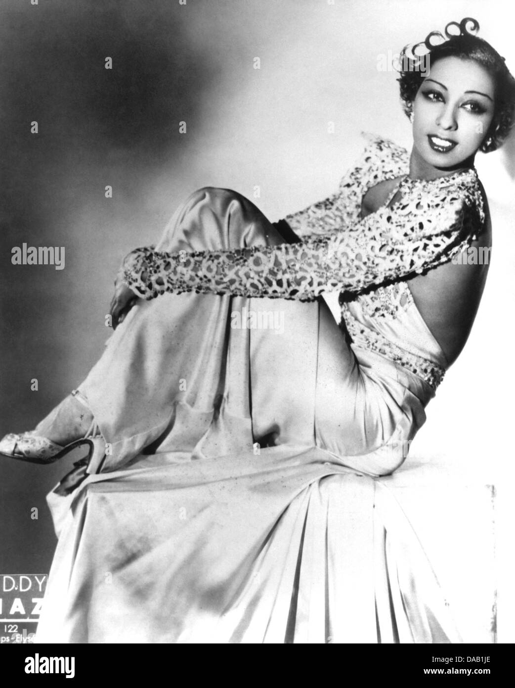 JOSEPHINE Baker (1906-1975) americano-Nato ballerino francese, cantante e attrice circa 1930 Foto Stock