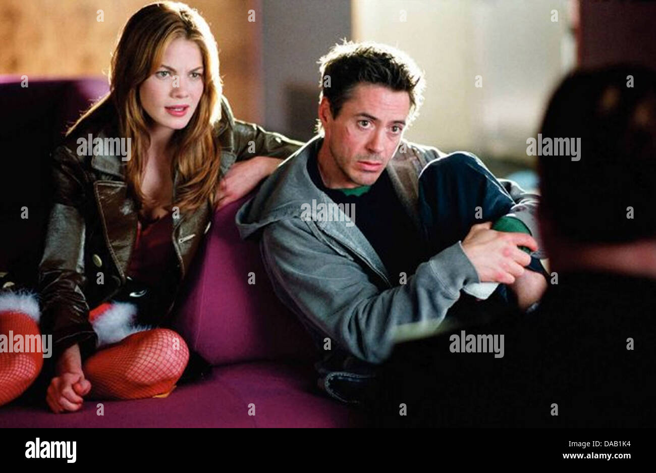 KISS Kiss Bang Bang 2005 Warner Bros film con Robert Downey Junior e Michelle Monaghan Foto Stock