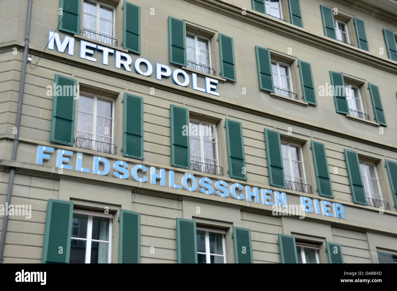Hotel Metropole, Berna, Svizzera Foto Stock