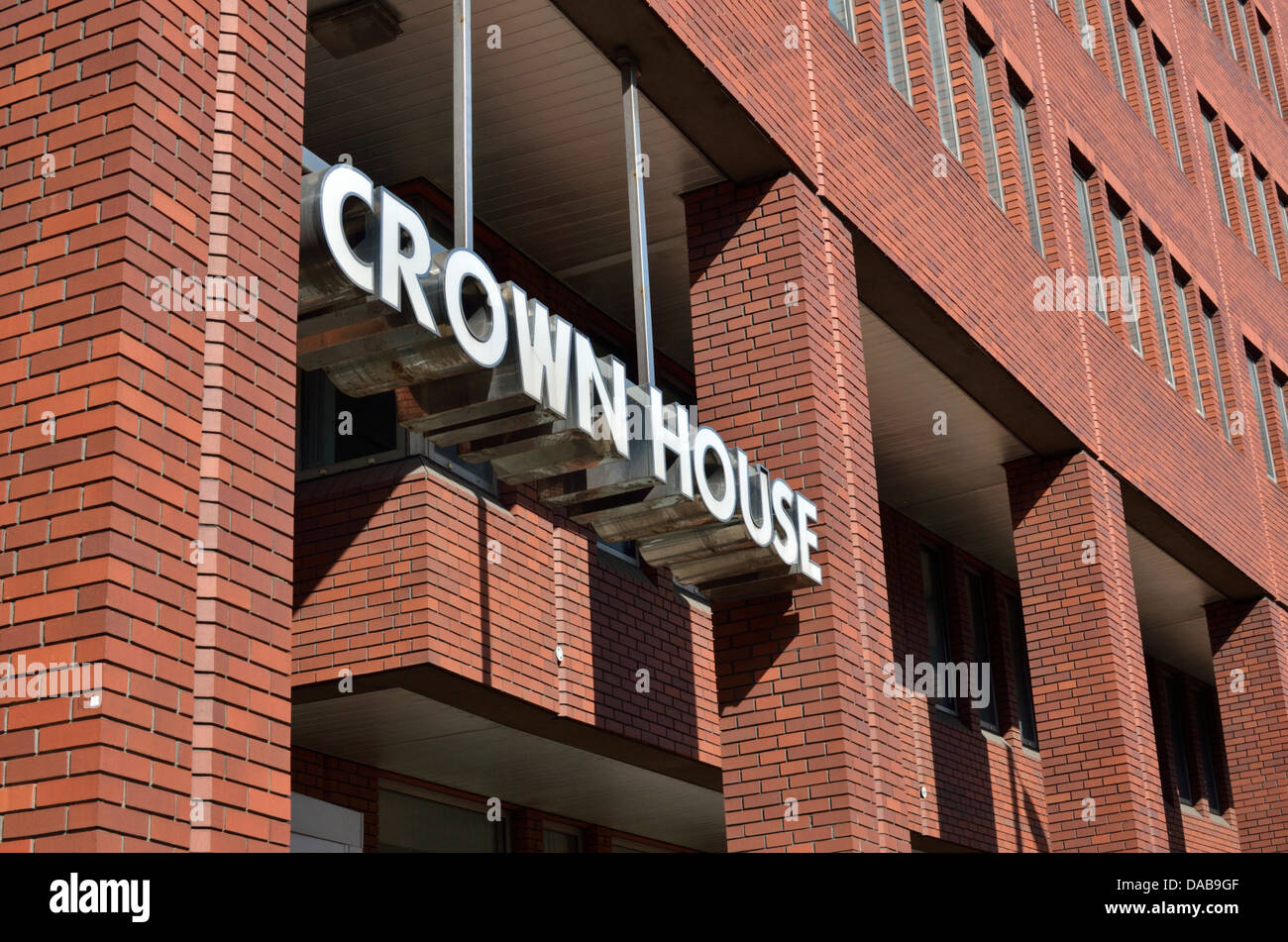 Crown House Edificio per uffici in città strada N1, London, Regno Unito Foto Stock