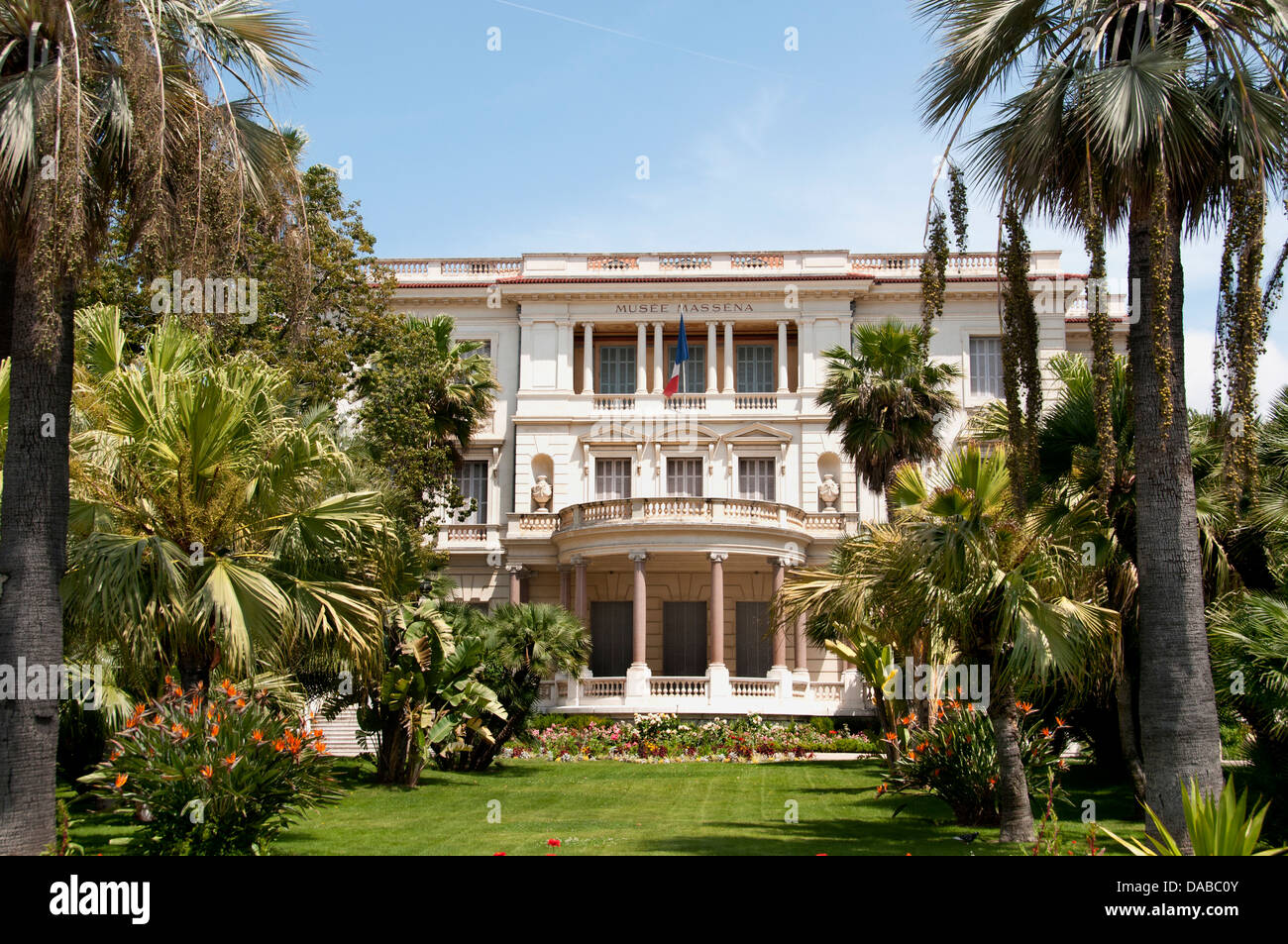 Villa Masséna (Musée - Museo ) spiaggia di Nizza Promenade des Anglais Costa Azzurra Costa Azzurra Francia Foto Stock