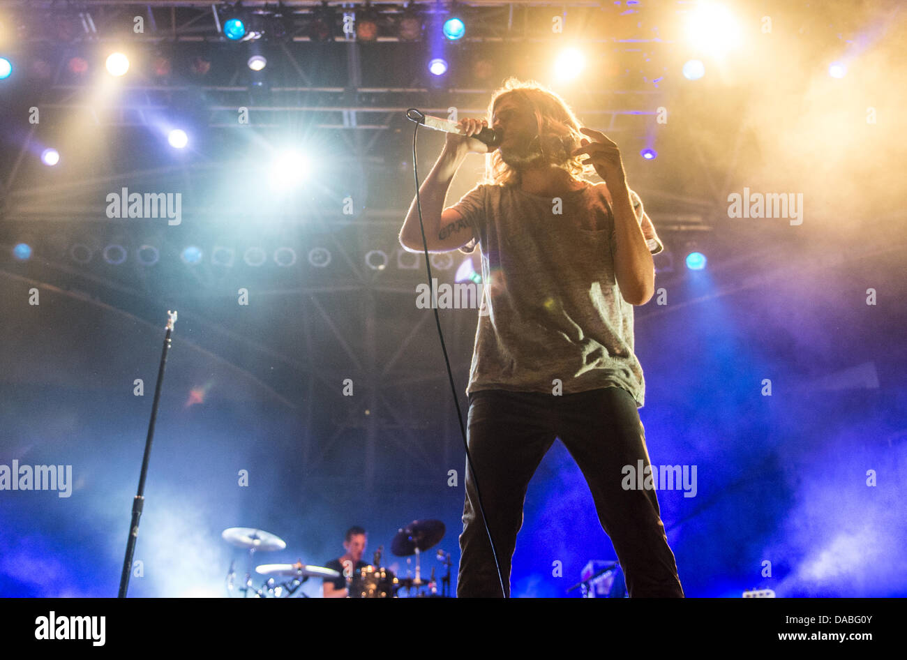 Awolnation performing live Foto Stock
