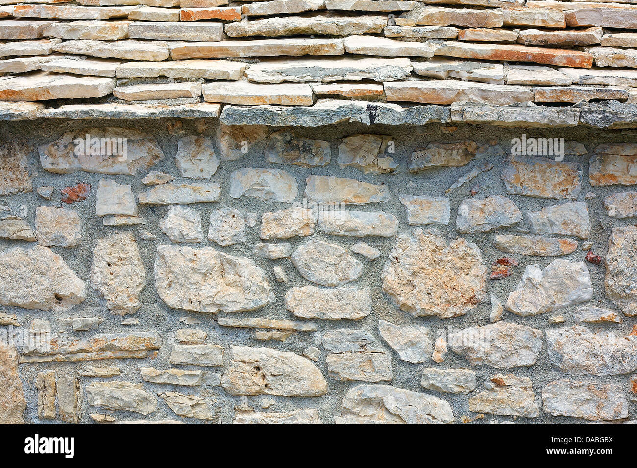 Croato pareti texture Foto Stock