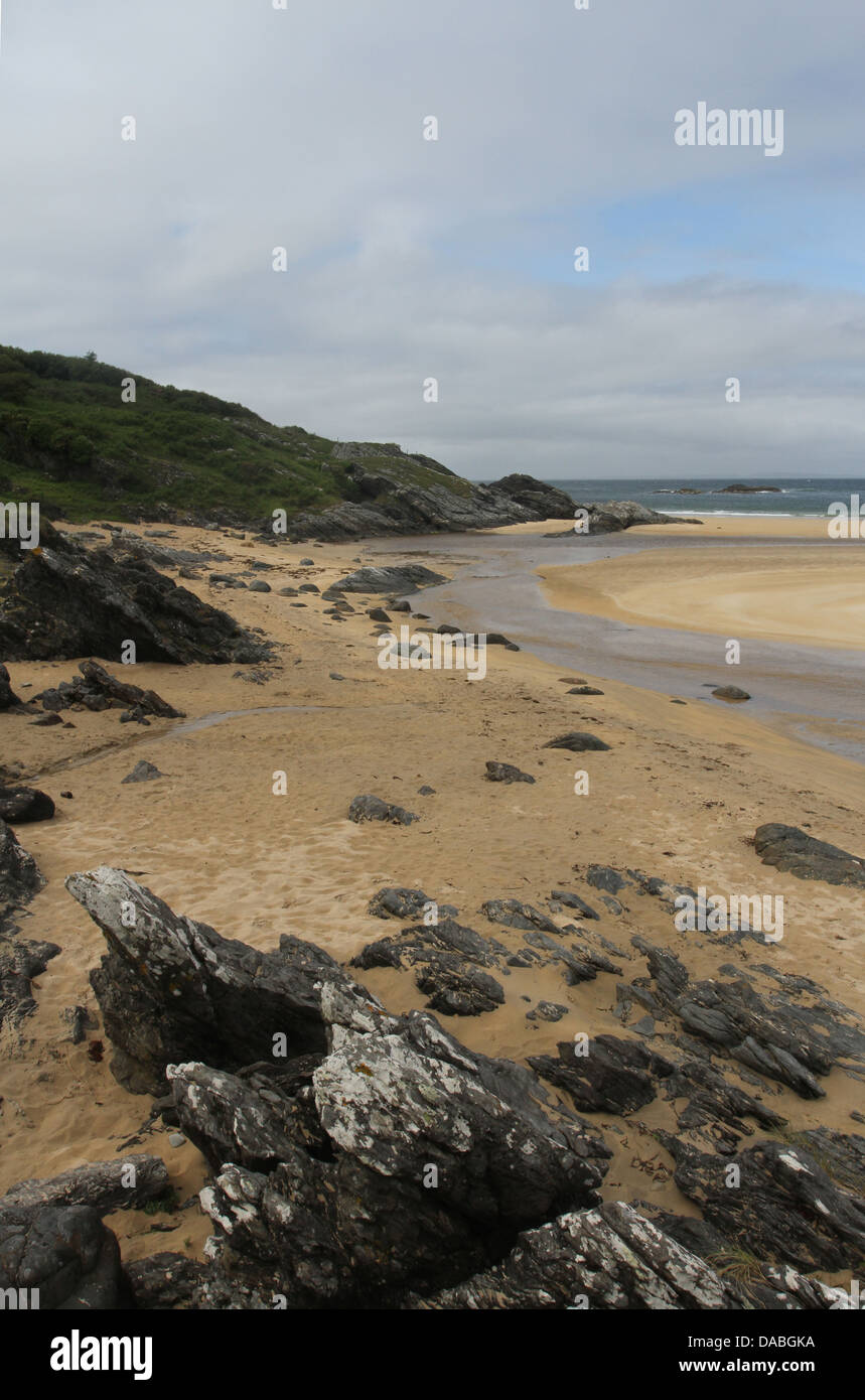 Spiaggia di Baia kiloran isola di colonsay scozia giugno 2013 Foto Stock