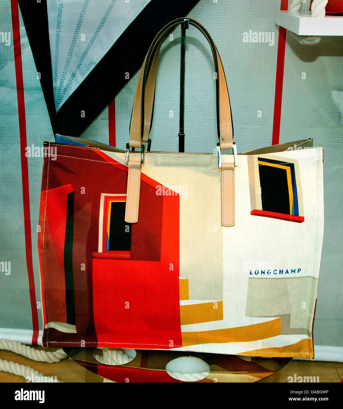 Longchamp Bag borsetta Nizza Costa Azzurra Costa Azzurra Francia Foto Stock