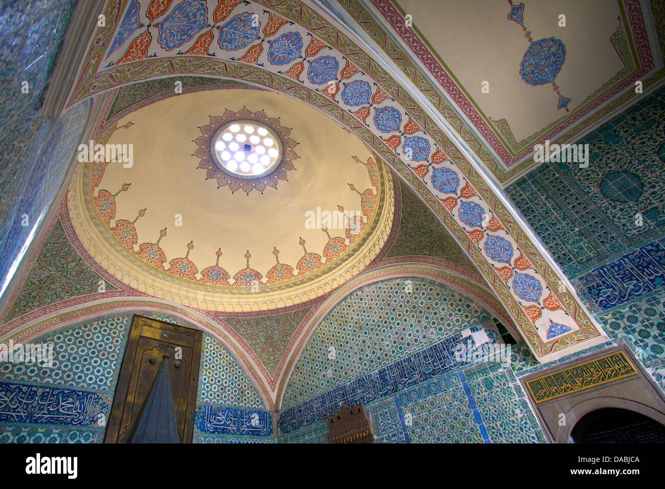Dettagli del Topkapi Harem, Il Palazzo di Topkapi, Sito Patrimonio Mondiale dell'UNESCO, Istanbul, Turchia, Europa Foto Stock