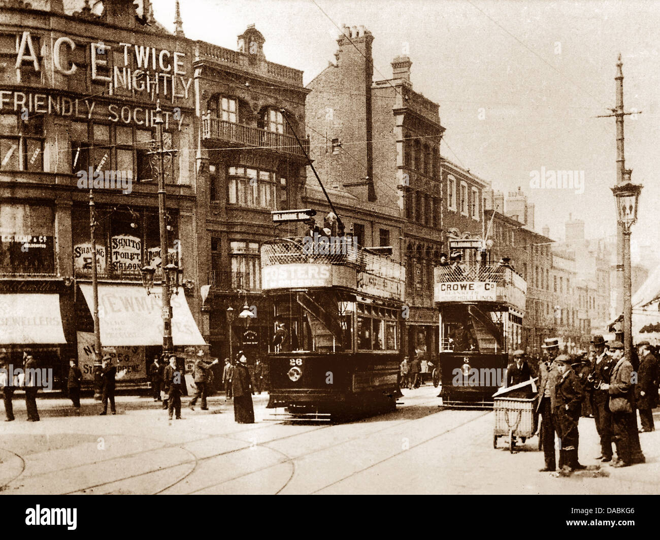 Leicester Gate Gallowtree inizio novecento Foto Stock