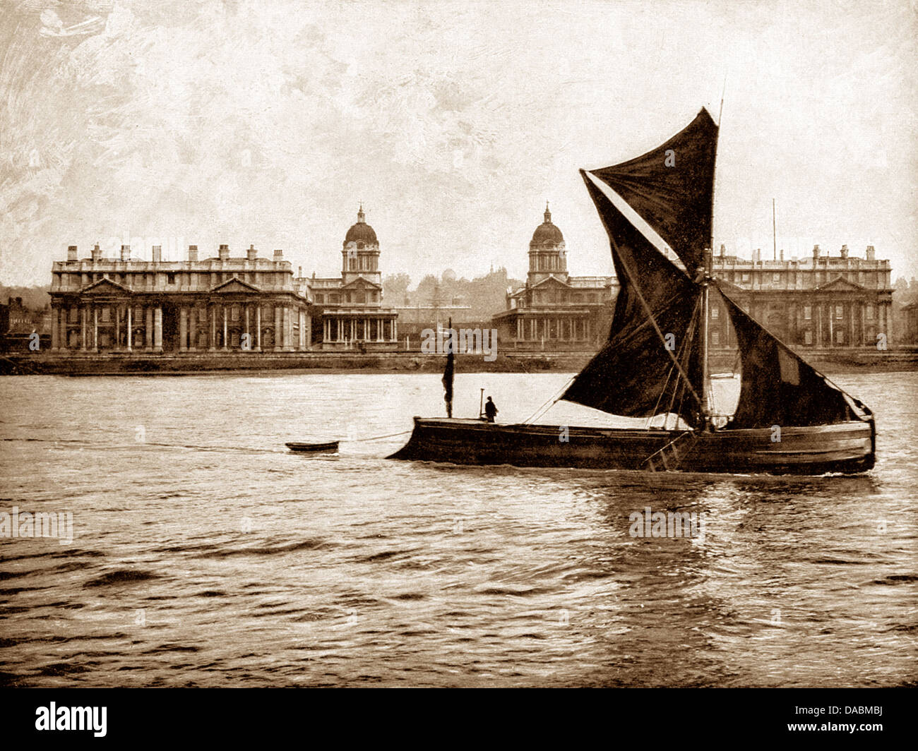 Greenwich Hospital di Londra periodo Vittoriano Foto Stock