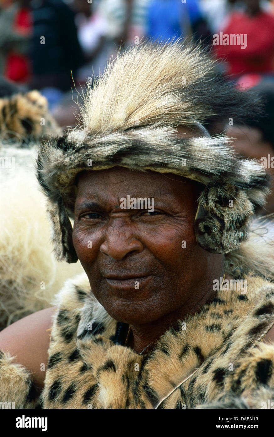 Giornata del patrimonio in Sud Africa coincide celebrazione Zulu Shaka giorno in onore fondazione King Zulu nazione in questo giorno King Zulu Foto Stock