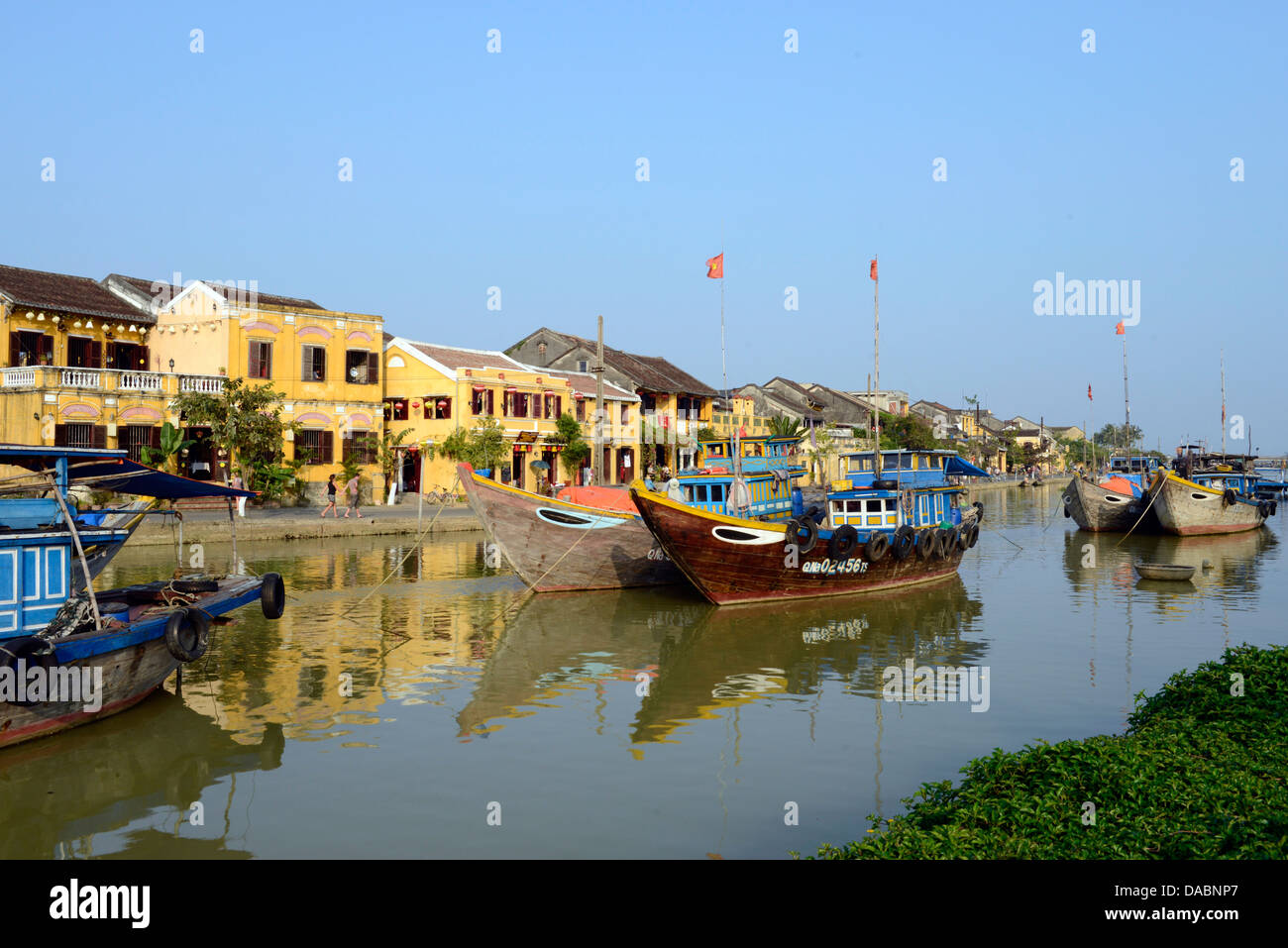 Hoi An River, Hoi An, Vietnam, Indocina, Asia sud-orientale, Asia Foto Stock