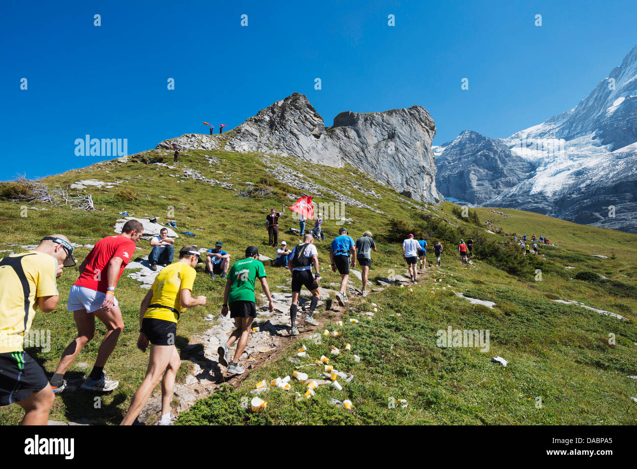 Maratona della Jungfrau, Oberland bernese, Svizzera, Europa Foto Stock