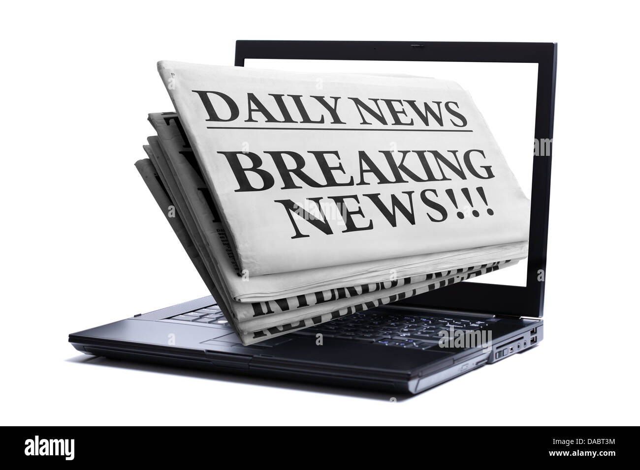 Internet Ultime notizie Foto Stock