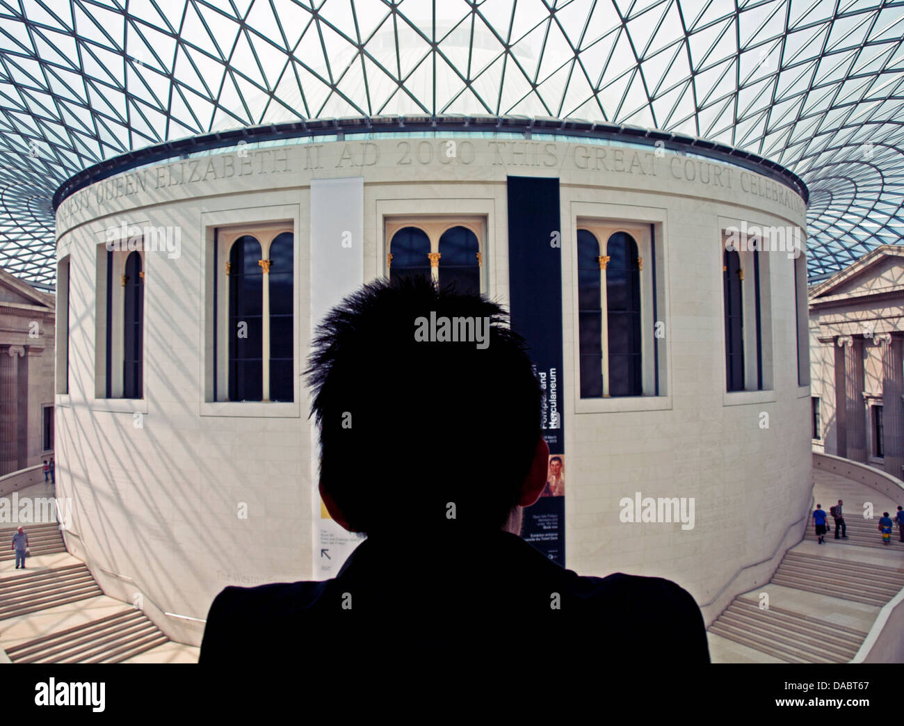 La Great Court del British Museum, Great Russell Street, Londra, Inghilterra, Regno Unito Foto Stock