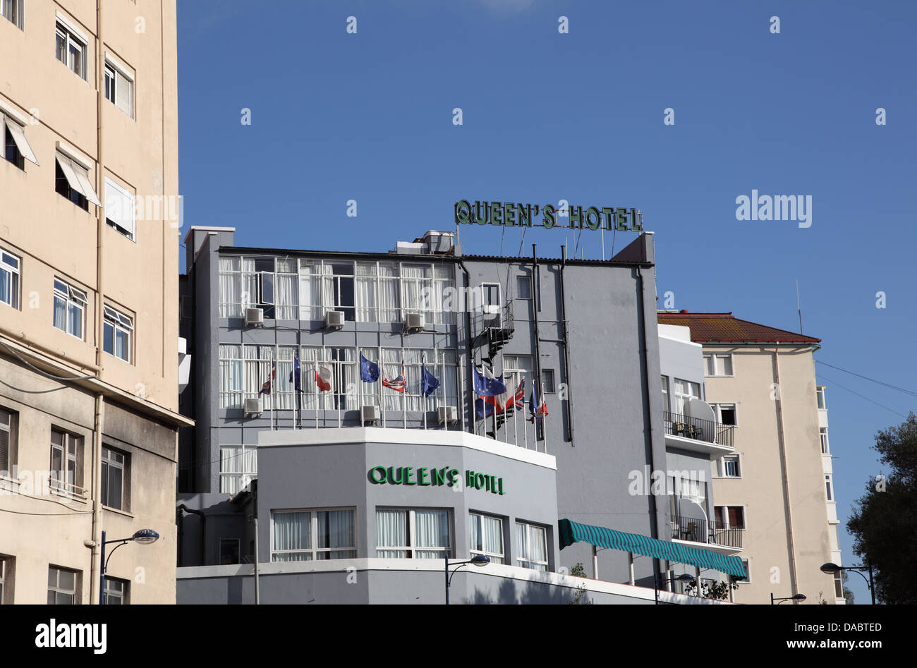 Il Regina hotel in Gibilterra Foto Stock