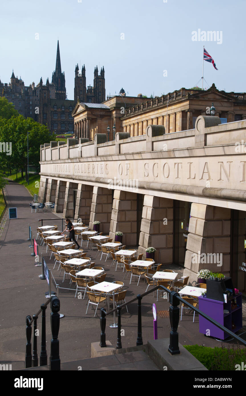 Royal Scottish Academy museum il Tumulo centro di Edimburgo in Scozia Gran Bretagna UK Europa Foto Stock