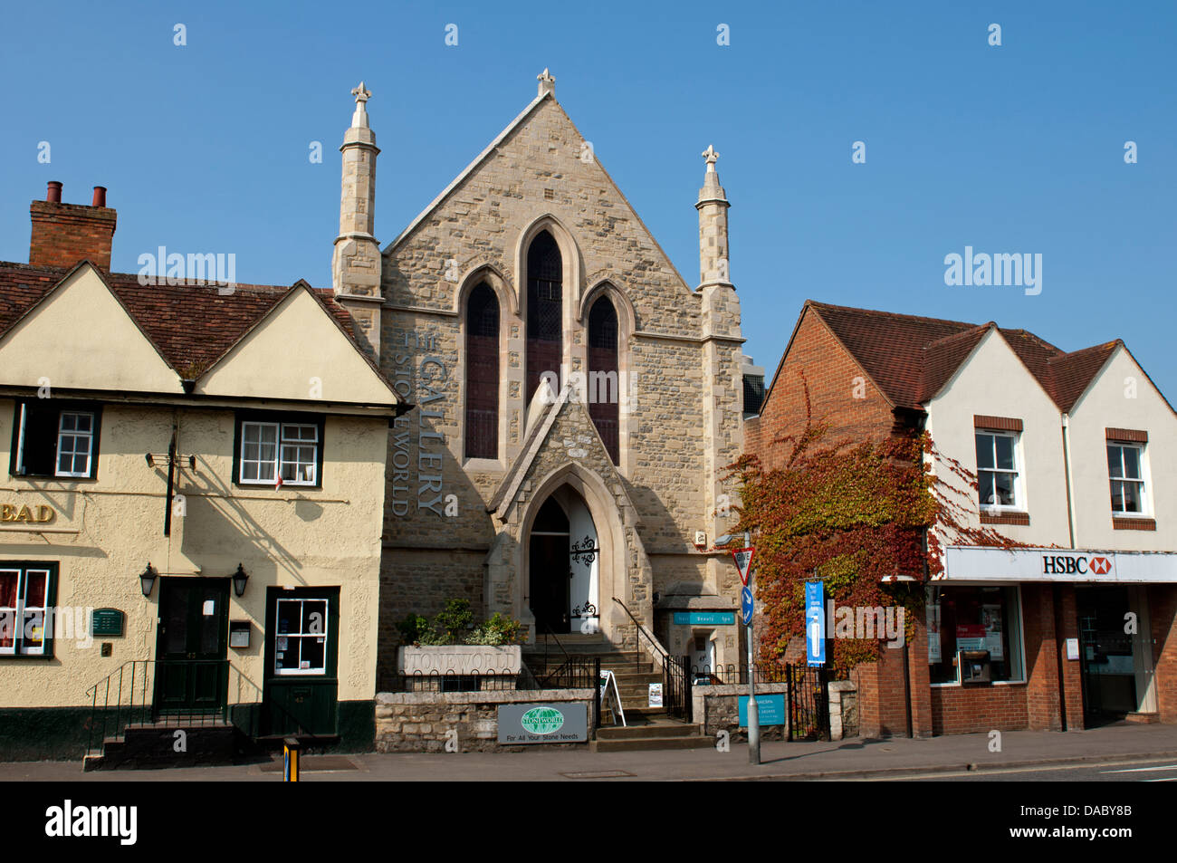 La galleria Stoneworld, Thame, Oxfordshire, Regno Unito Foto Stock