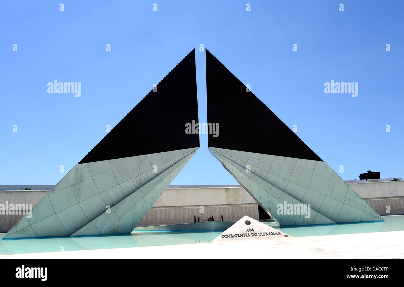 AOS Combatentes do Ultramar Memorial Belem Lisbona Portogallo Foto Stock