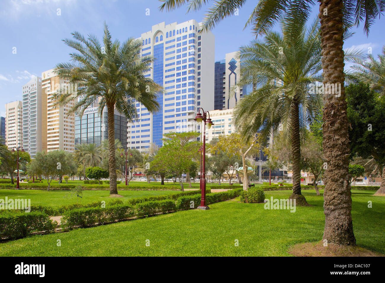 Capital Park, Abu Dhabi, Emirati Arabi Uniti, Medio Oriente Foto Stock