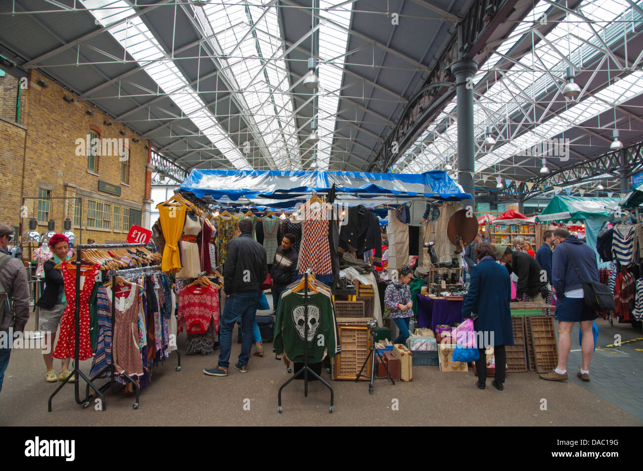 Old Spitalfields Market east London Inghilterra Gran Bretagna UK Europa Foto Stock