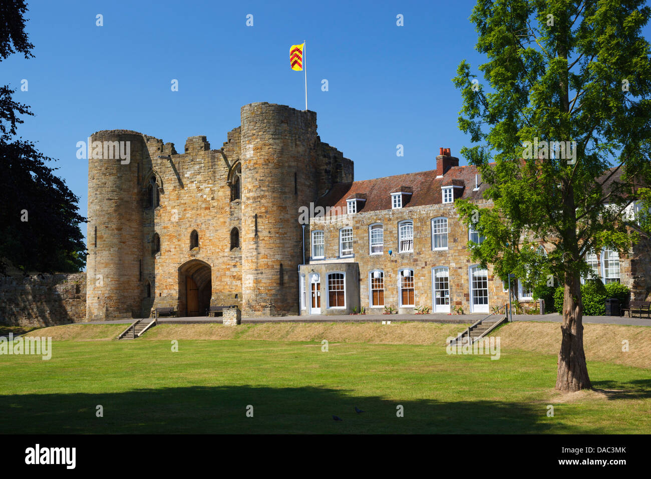 Tonbridge Castle, Tonbridge, Kent, England, Regno Unito, Europa Foto Stock