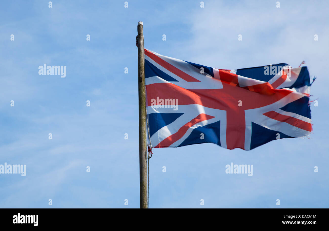 GBR Bandiera, Union Jack, St George bandiera, Inghilterra, Inghilterra Bandiera Foto Stock