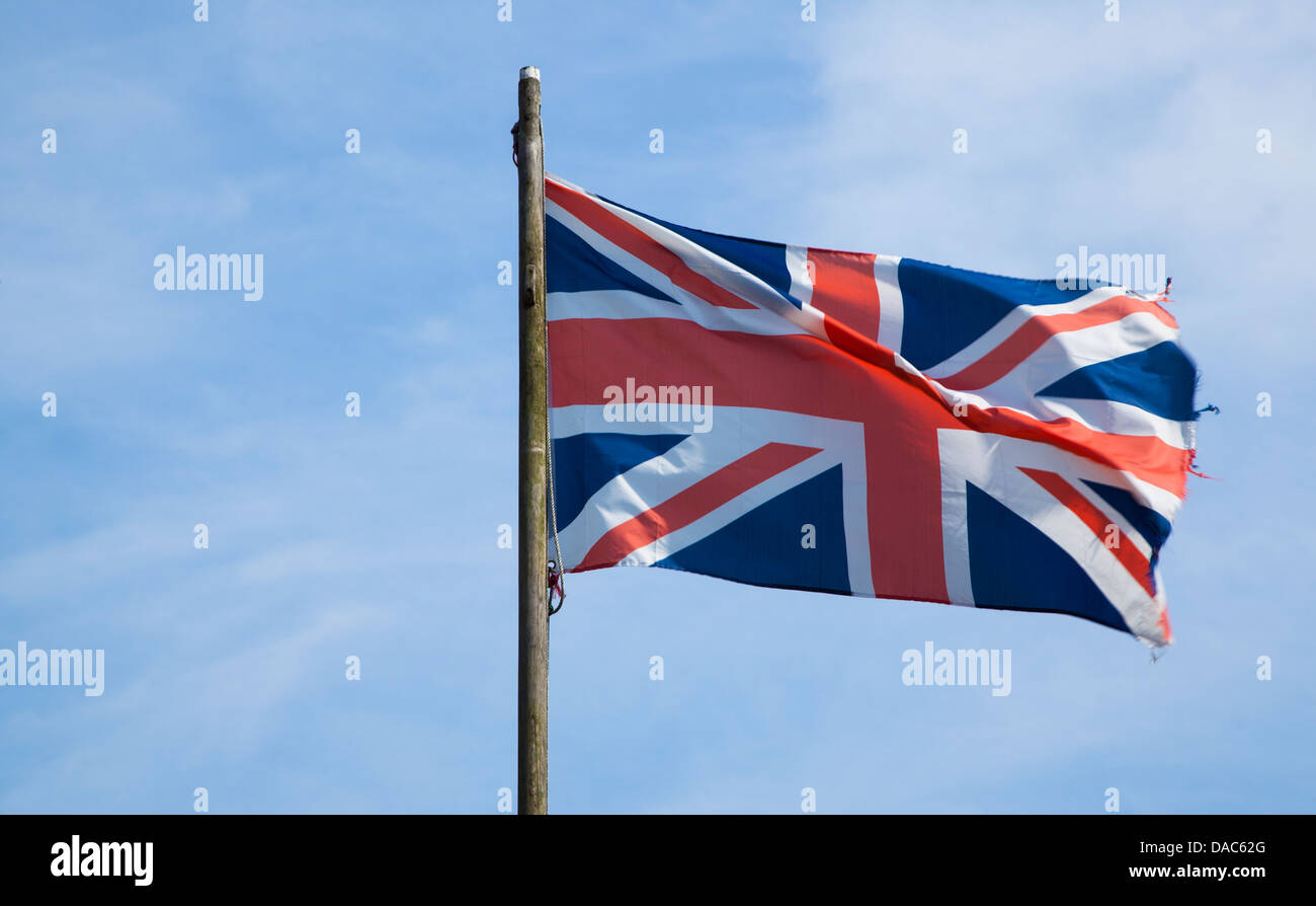 GBR Bandiera, Union Jack, St George bandiera, Inghilterra, Inghilterra Bandiera Foto Stock