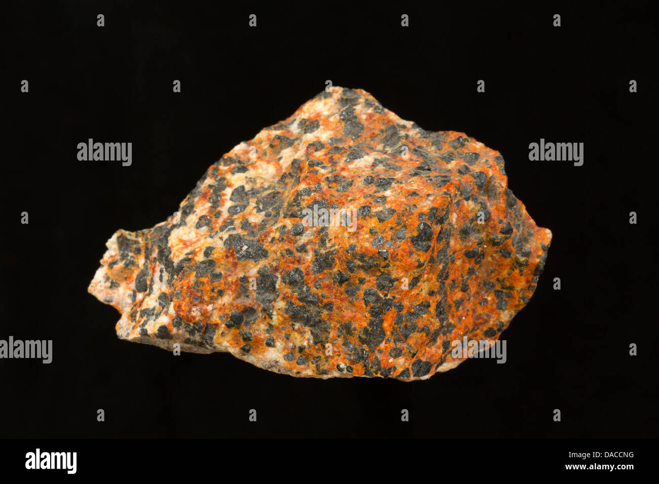 Willemite, Franklinite, zincite, calcite, New Jersey, STATI UNITI D'AMERICA Foto Stock