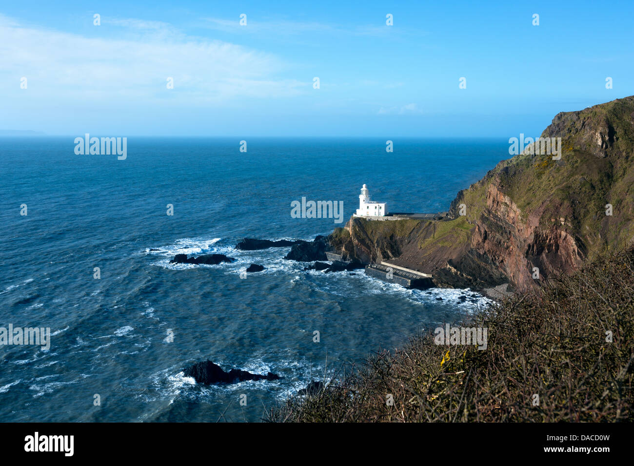 Hartland lighthouse Hartland Point Devon UK Foto Stock