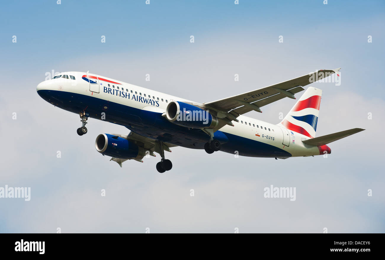 British Airways Airbus A320 Foto Stock